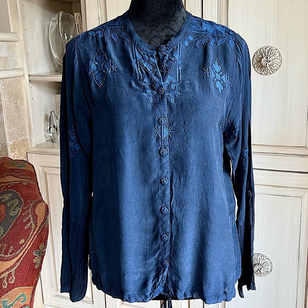 NWT Johnny Was Cassio Jacket Blouse, Size S